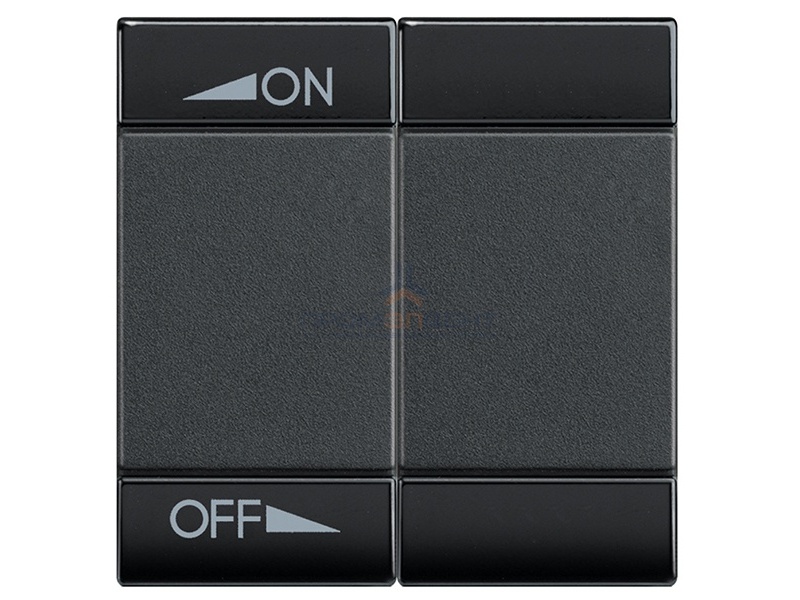 LL Клавиша ON OFF 2 модуля, цвет антрацит