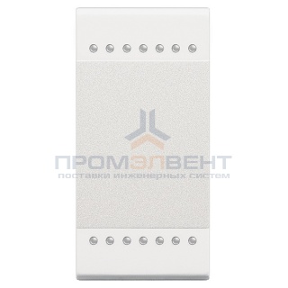 LL Клавиша на 2 функции 1 модуль, цвет белый