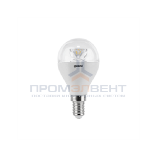 Лампа Gauss LED Globe-dim Crystal Clear 5W E14 4100K диммируемая