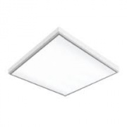 Светодиодный светильник "ВАРТОН" офисный накладной 595*595*50 мм 27 ВТ 6500К с функцией аварийного освещения класс защиты IP40