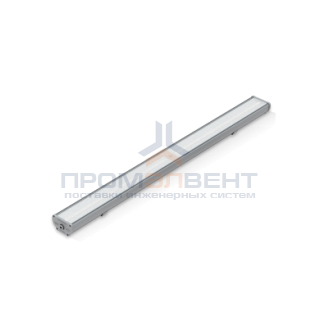 Светодиодный светильник "ВАРТОН" Айрон пром для агрессивных сред 1215*105*61 мм класс защиты IP67 с поликарбонатным рассеивателем микропризма 18 ВТ 4000К диммируемый 1-10