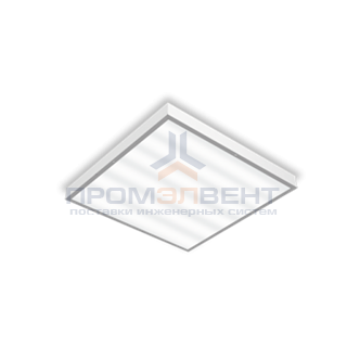 Светодиодный светильник "ВАРТОН" офисный накладной 595*595*50мм 54 ВТ 4000К