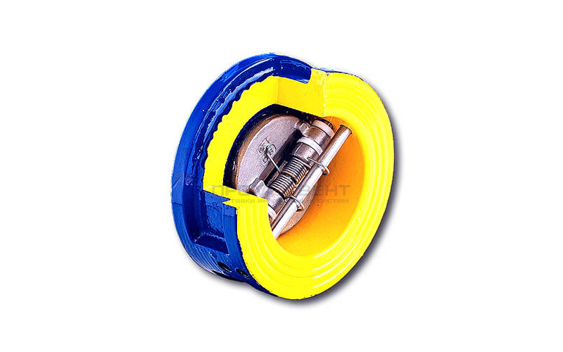 Клапан обратный дисковый Zetkama 407 A - Ду150 (ф/ф, PN16 Tmax 100°C, исполнение №54)
