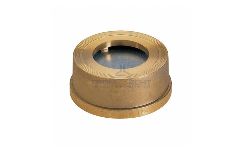 Клапан обратный межфланцевый Zetkama V275-Н - Ду100 (ф/ф, PN16, Tmax 200°C, латунь)