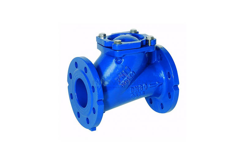 Клапан обратный шаровой GENEBRE 2453 - Ду80 (ф/ф, PN16, Tmax 80°C, чугун)