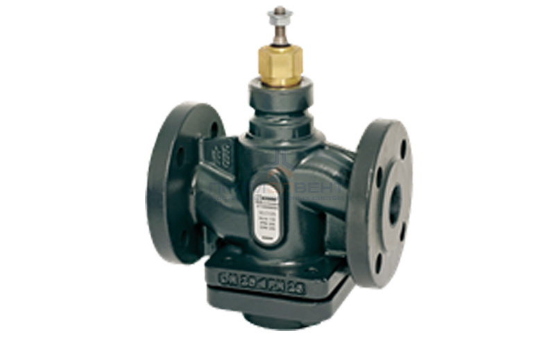 Клапан регулирующий двухходовой ESBE VLC325 - DN50 (F/F, PN 25, Kvs 38, Tmax. 180°C, чугун, с высокотемпературным сальником, со штекером компенсации давления)