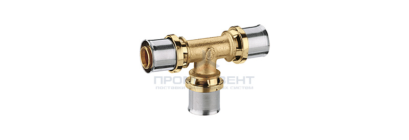 Тройник Giacomini RM150 - 32x3.0 (прессовой, для металлопластиковых труб)