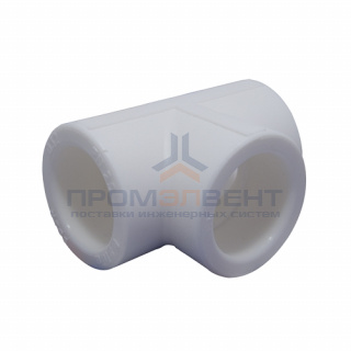 Тройник KALDE - 75 (для полипропиленовых труб под пайку, цвет белый)