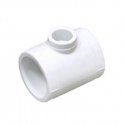 Тройник переходной Fusitek - 63 x 25 x 63 (для полипропиленовых труб под пайку, цвет белый)