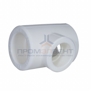Тройник переходной KALDE - 32 x 20 x 32 (для полипропиленовых труб под пайку, цвет белый)