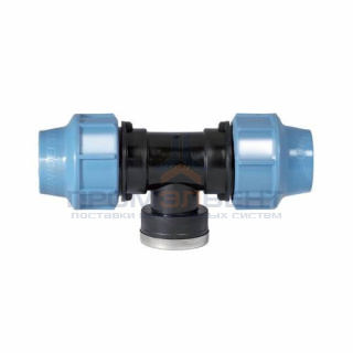 Тройник с переходом на внутреннюю резьбу UNIDELTA 1007 - 32 x 1" (винтовой, для труб ПНД)