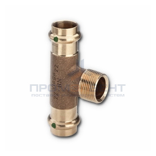 Тройник с переходом на наружную резьбу Viega G3 Sanpress 2217.1 - 54 x 3/4"