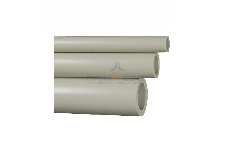 Труба полипропиленовая FV-Plast CLASSIC - 40×3,7 (PN10, штанга 4м, цвет серый)