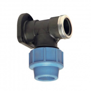 Водорозетка UNIDELTA 1034 - 20 x 1/2" (винтовая, для труб ПНД)