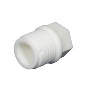 Заглушка с наружной резьбой KALDE - 1/2" (для полипропиленовых труб, цвет белый)