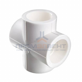 Крестовина VALTEC VTp.741 - 32 (для полипропиленовых труб под пайку, цвет белый)