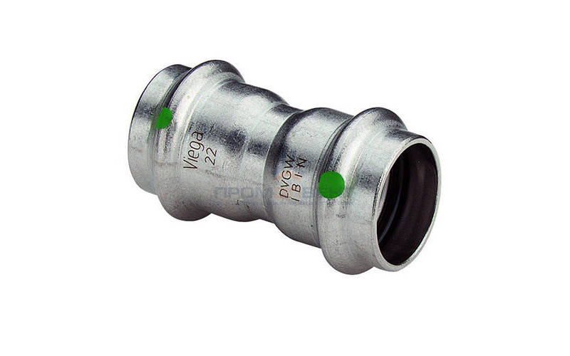 Муфта Viega Sanpress Inox 2315 - 54 (нержавеющая сталь)