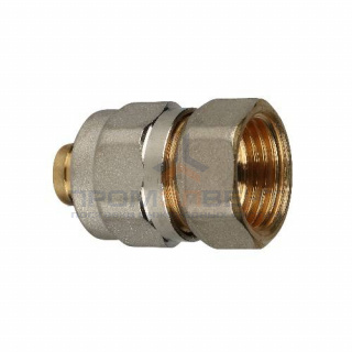 Переход на внутреннюю резьбу STOUT - 26 x 3/4" (винтовой, для металлопластиковых труб)