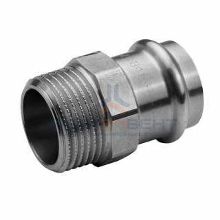 Переход на наружную резьбу Conex Banninger PC 4243G - 22 x 3/4" (оцинкованная сталь)