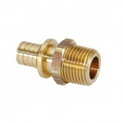 Переход на наружную резьбу REHAU RX - 32 x 1"1/4 (бронза, для труб из сшитого полиэтилена RAUTITAN)