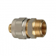 Переход на наружную резьбу STOUT - 16 x 3/4" (винтовой, для металлопластиковых труб)