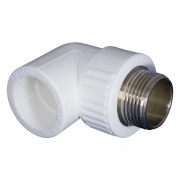 Переход на наружную резьбу угловой KALDE - 32 x 3/4" (для полипропиленовыъ труб, цвет белый)
