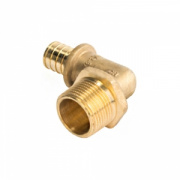 Переход на наружную резьбу угловой STOUT - 32 x 1" (для труб из сшитого полиэтилена)