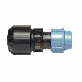 Переход на универсальное присоединение UNIDELTA 1033 - 32 x 27/35 (винтовой, для труб ПНД)