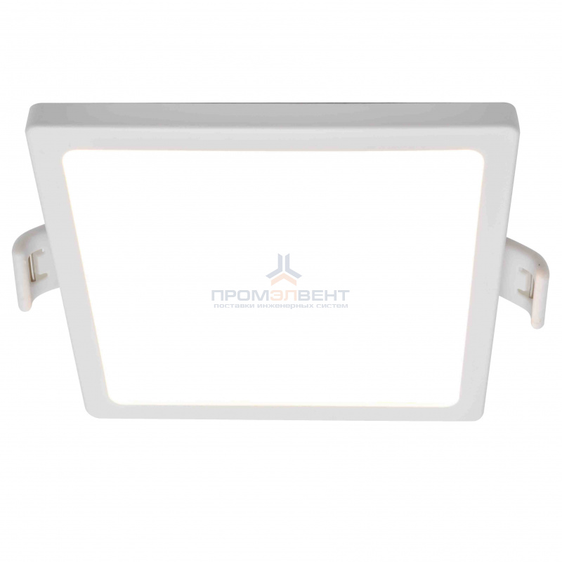 06-26 Светодиодная панель встраиваемая квадр. 220В, 8Вт, CRI:80Ra, 640Лм, 95*75мм,  алюминиевый корпус, изолированный драйвер, 4500К