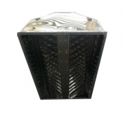 Зонт 2000х2000х400 с лабиринтным ЖУ из оцинкованной стали