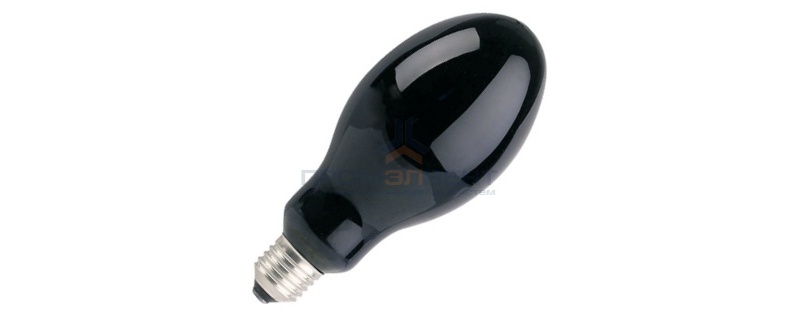 Лампа ртутная ультрафиолетовая ДРЛ Sylvania HSW 250W E40 Blacklight