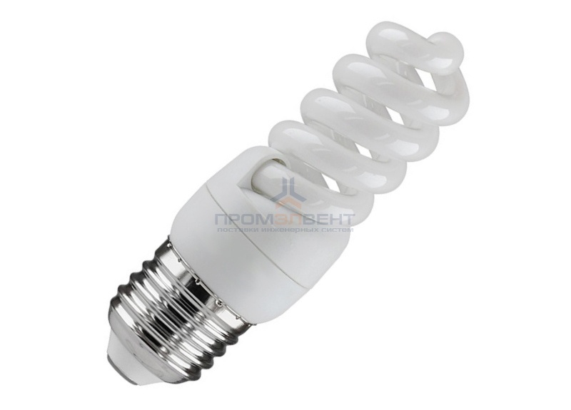 Лампа энергосберегающая ESL QL7 11W 6400K E27 спираль d32x97 холодная