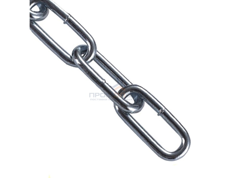 Цепь длиннозвенная (DIN763) 2мм (упаковка 80м)