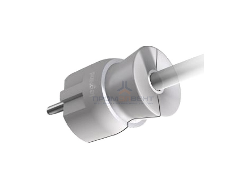 Вилка Legrand с заземлением 16А с прямым вводом кабеля белая