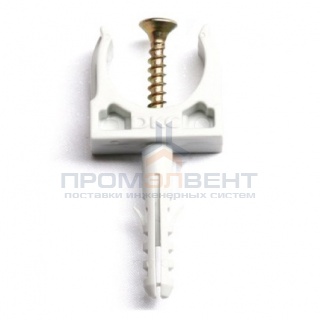 Держатель с защелкой и дюбелем, д.32мм DKC