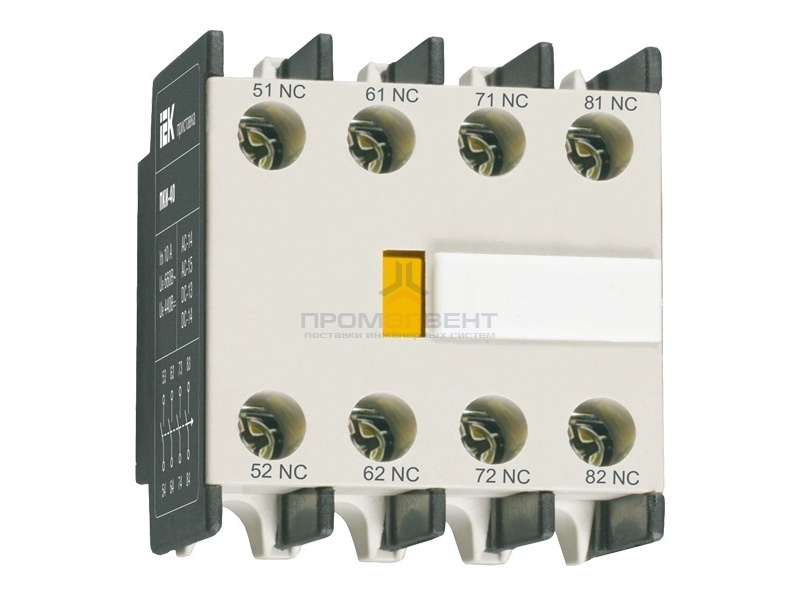 Приставка ПКИ-40 дополнительные контакты 4Н.О  ИЭК