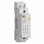 Контактор модульный КМ20-11 AC 20А 1Н.О.+1Н.З. катушка 220В ИЭК