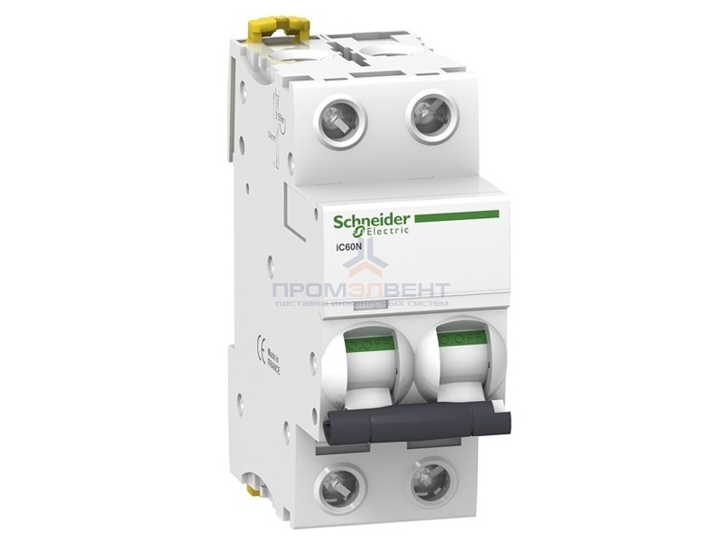 Автоматический выключатель Schneider Electric Acti 9 iC60N 2П 40A 6кА C (автомат)