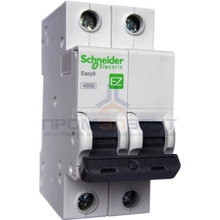 Автоматический выключатель Schneider Electric EASY 9 2П 40А С 4,5кА 230В (автомат)