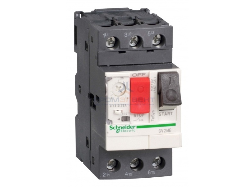 Автомат Schneider Electric TeSys GV2ME с комбинированным расцепителем 1,6-2,5A
