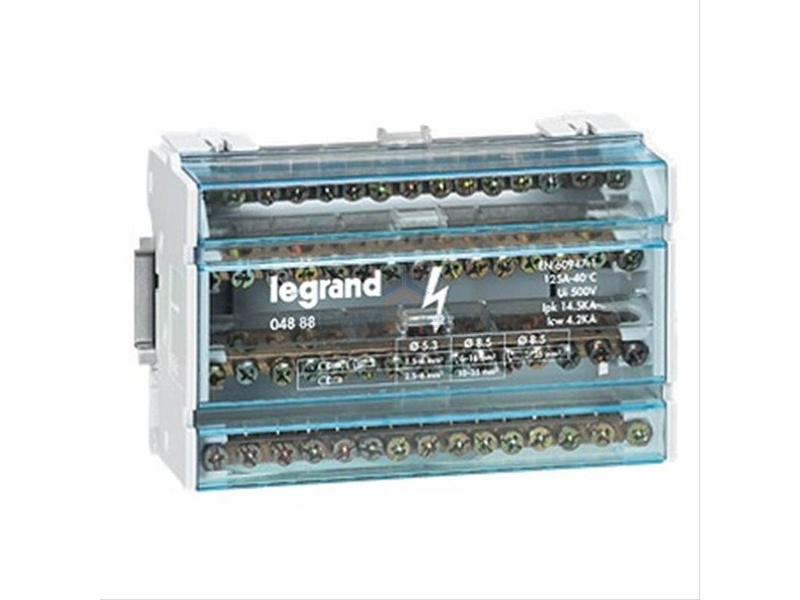 Модульный распределительный блок Legrand (4х15) 60 контактов 125A