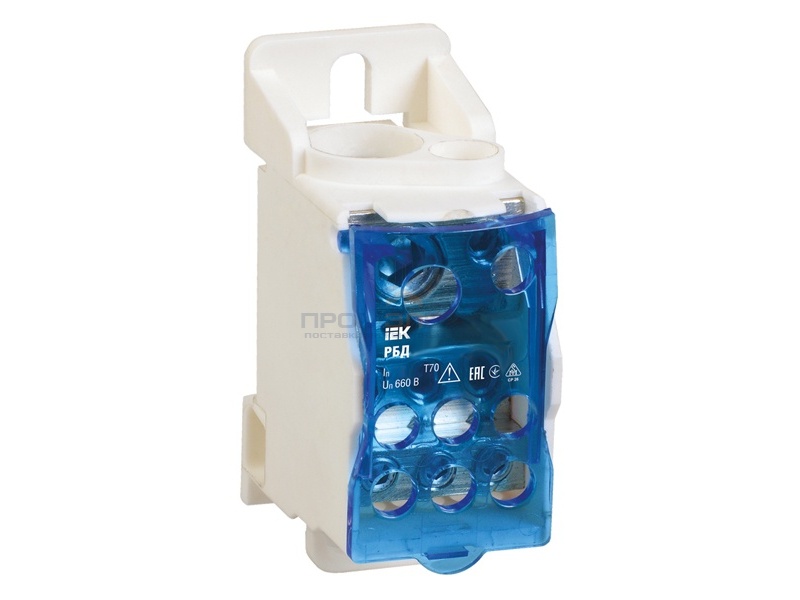 Распределительный блок на DIN-рейку РБД-160А