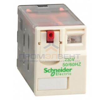 Миниатюрное реле Schneider Electric Zelio Relay  RXM 4 контакта 230В AC 6A