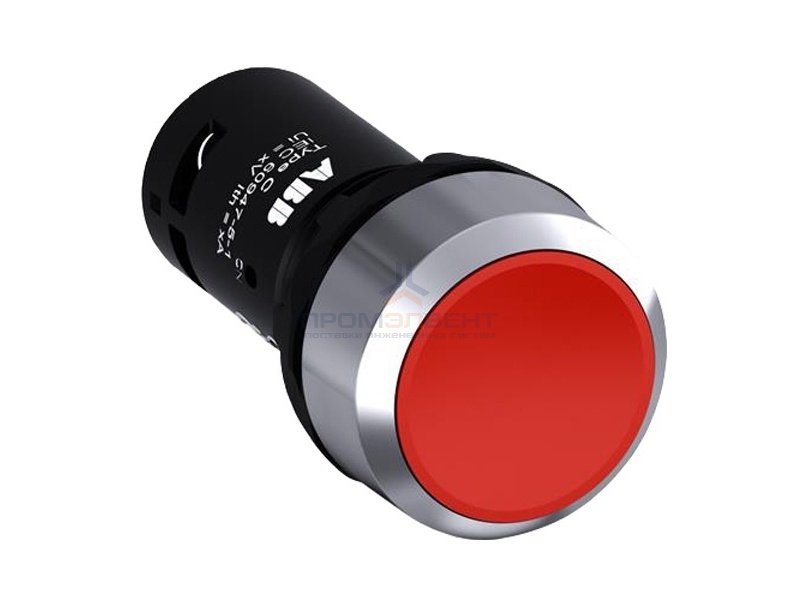 Кнопка ABB CP2-30R-01 красная с фиксацией 1HЗ