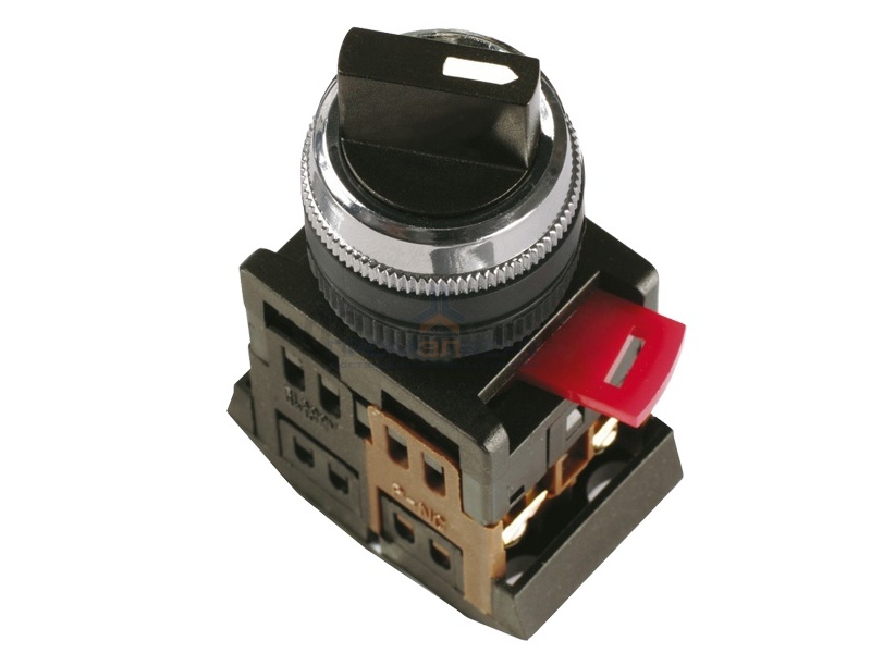 Переключатель АС-22  на 2 фиксир.положения I-O 1з+1р ИЭК