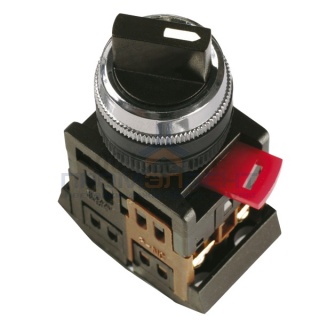 Переключатель АС-22  на 2 фиксир.положения I-O 1з+1р ИЭК