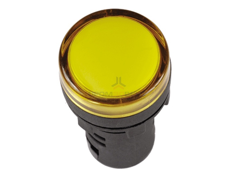 Лампа AD16DS(LED)матрица d16мм желтый 230В AC ИЭК